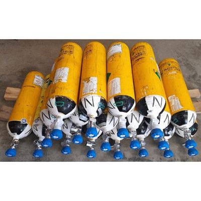 Bombola in acciaio a pressione da 6 l/300 bar con rubinetto blu usata ostatní AR-6300-G 4