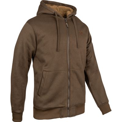 Felpa Yakka con cappuccio e pelliccia con zip MARRONE JACK PYKE JHOODYKCOY 3