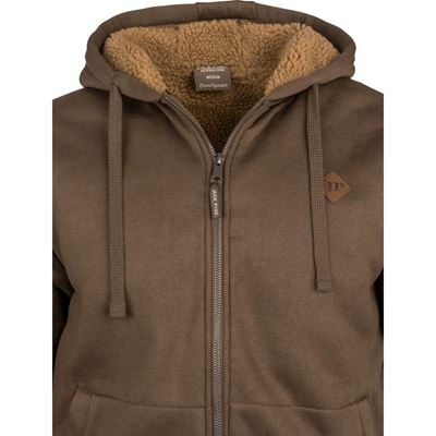 Felpa Yakka con cappuccio e pelliccia con zip MARRONE JACK PYKE JHOODYKCOY 6