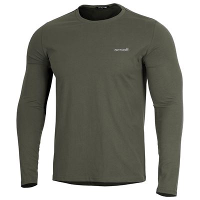 Maglietta a maniche lunghe AGERON 2.0 OLIVE GREEN