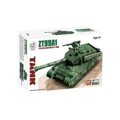 Kit di montaggio del carro armato TYPE 99 KOMBAT KO-TYPE99MBT 1