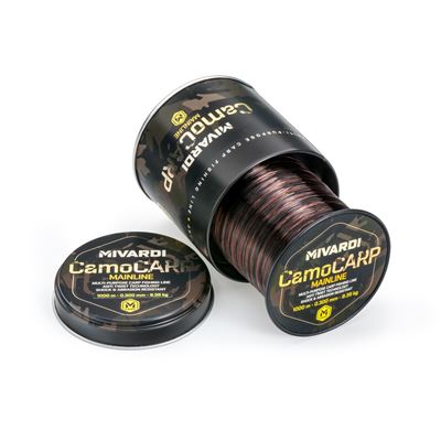 Lenza CamoCARP Mainline bobina da 1000 m in scatola di latta MIVARDI MIV-LCCM 2