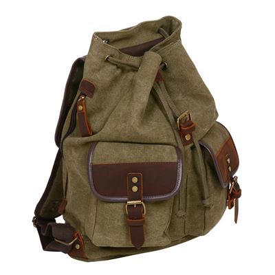 Zaino AIHKI 20 l con dettagli in pelle e 2 tasche frontali M-Tramp TAS02101 2