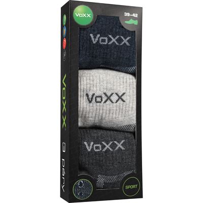 Calzini sportivi in cotone CADDY B con pianta rinforzata MIX - 3 paia VOXX V-11733-M 2