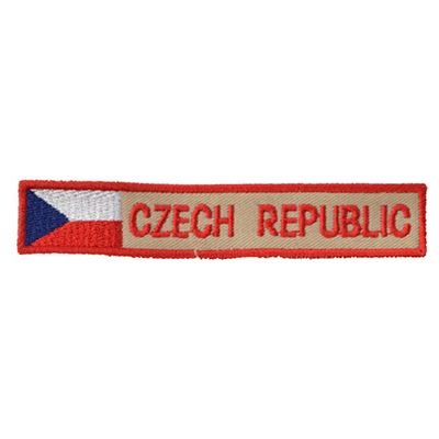 Toppa CZECH REPUBLIC CON BANDIERA - COLORATA