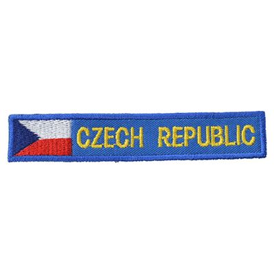Toppa CZECH REPUBLIC CON BANDIERA - BLU