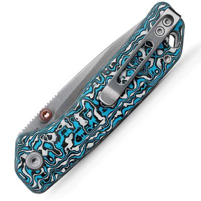 Coltello pieghevole MARTEN lama liscia BLU VOSTEED A1609 2