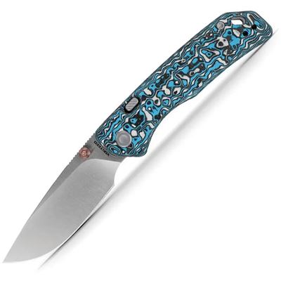 Coltello pieghevole MARTEN lama liscia BLU