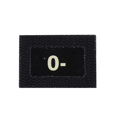 Toppa GLIND TAPE gruppo sanguigno 0- FENIX Protector AC-1390NEG 2