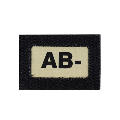 Toppa GLIND TAPE gruppo sanguigno AB-