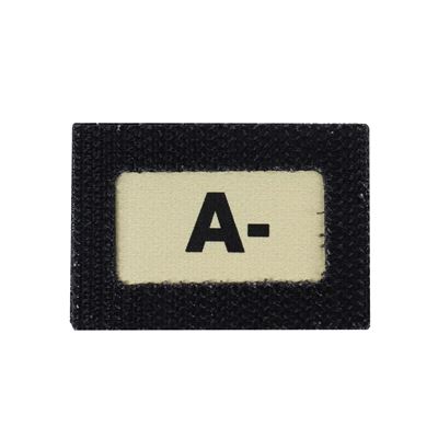 Toppa GLIND TAPE gruppo sanguigno A-