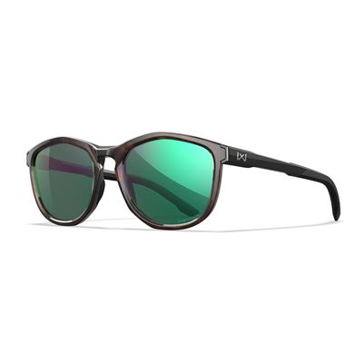 Occhiali da tiro WX BRAVO CAPTIVATE™ NERO/MARRONE montatura LENTI GREEN MIRROR