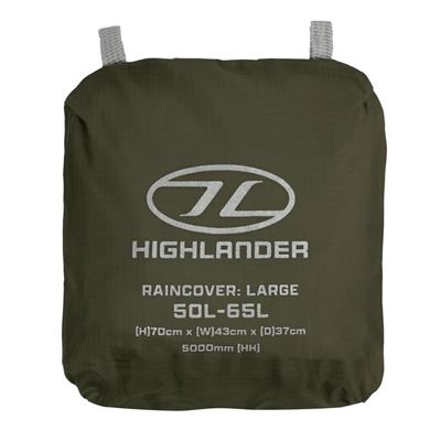 Copertura per zaino 50 - 65 l RANGER GREEN HIGHLANDER ACC063-RG 4