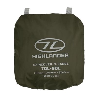 Copertura per zaino 70 - 90 l RANGER GREEN HIGHLANDER ACC064-RG 4
