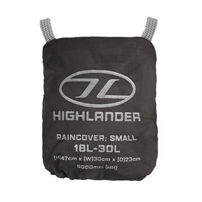 Copertura per zaino 18 - 30 l NERO HIGHLANDER ACC061-BK 4