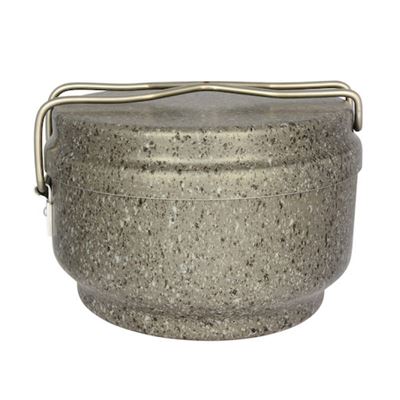 Bicchiere in alluminio a tre pezzi con rivestimento in teflon PTFE STONE