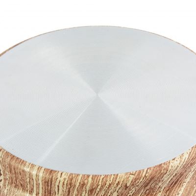 Bicchiere in alluminio a tre pezzi con rivestimento in teflon PTFE WOOD ALB alb611W 2