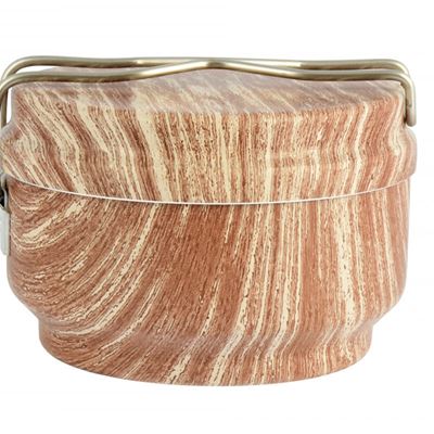 Bicchiere in alluminio a tre pezzi con rivestimento in teflon PTFE WOOD