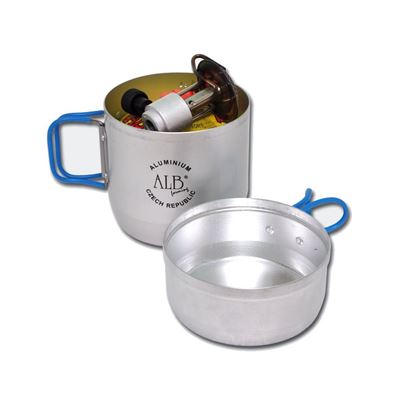 Stoviglie MATTERHORN per una persona in alluminio (anodizzato) ALB alb637 2