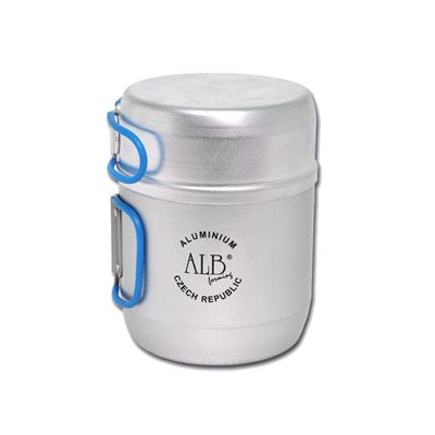 Stoviglie MATTERHORN per una persona in alluminio (anodizzato)