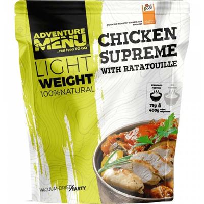 Suprema di pollo con ratatouille PORZIONE 75 g/400 g - piatto pronto disidratato