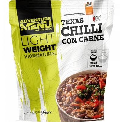 Chilli con Carne PORZIONE 137 g/400 g - piatto pronto disidratato