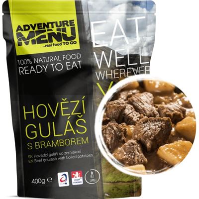 Gulasch di manzo con patate - ADM piatto pronto sterilizzato