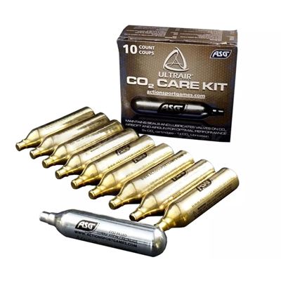 Bomboletta CO2 12 g - 9x + 1 pz con silicone ASG 19237 2