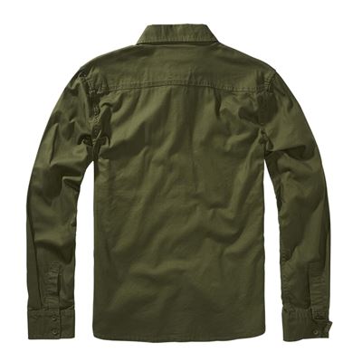 Camicia FLANELLA manica lunga VERDE BRANDIT 4030-1 2