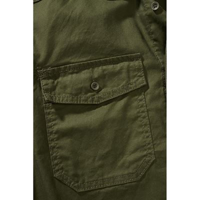 Camicia FLANELLA manica lunga VERDE BRANDIT 4030-1 5