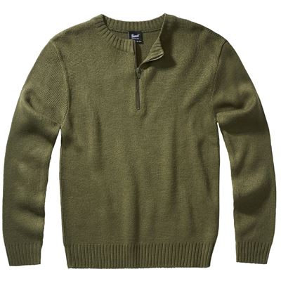 Maglione pullover Armee zip 3/4 VERDE