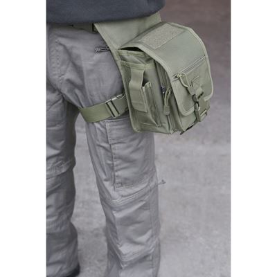 Borsa da coscia con cinghie SIDE KICK BAG VERDE BRANDIT 8042-1 3