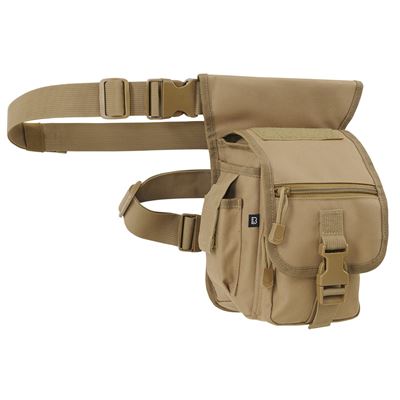 Borsa da coscia con cinghie SIDE KICK BAG color sabbia CAMEL