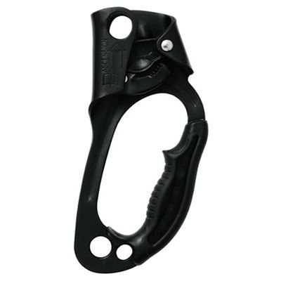 Bloccante per corda con impugnatura Petzl ASCENSION destro NERO