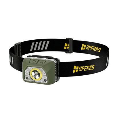 Lampada frontale B9 UV ricaricabile 600 lumen, 86 metri, IP68