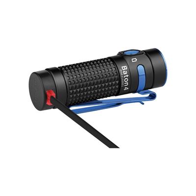 Torcia BATON 4 PREMIUM con custodia ricaricabile OLIGHT BATON4KITBK 6