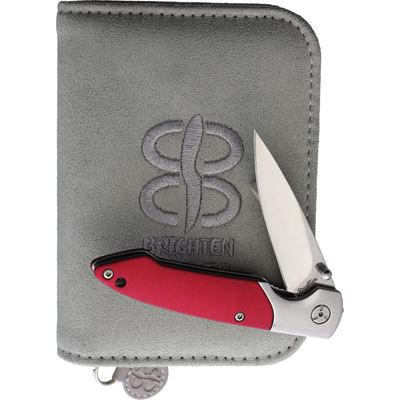 Coltello pieghevole RASPBERRY con lama liscia BRIGHTEN BLADES BB143B 3