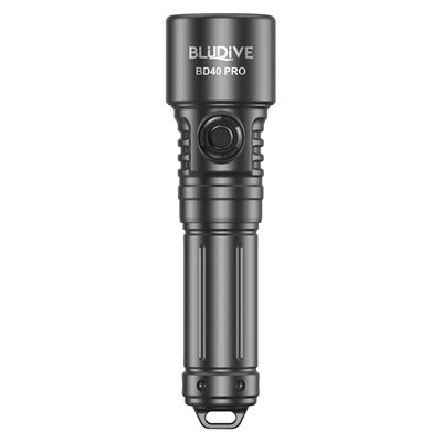 Torcia BD40 PRO ricaricabile, impermeabile, 3000 lumen, 464 metri NERO