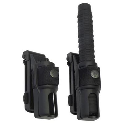 Fondina girevole per manganello telescopico 16,18,21" NERO