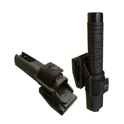 Fondina girevole per manganelli telescopici da 16", 18", 21" con clip