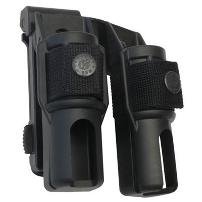 Fondina girevole per manganello telescopico 21,23,26" e torcia elettrica