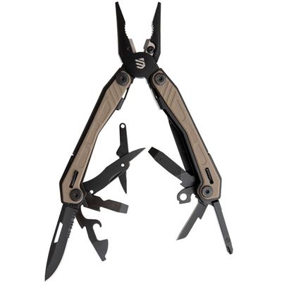 Pinze multifunzione multitool EDC Zytel TAN con custodia ZYTEL