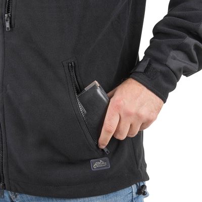 Giacca CLASSIC ARMY in pile NERO Helikon-Tex® BL-CAF-FL-01 7