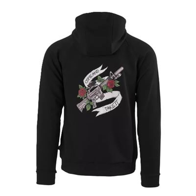 Felpa COME AND TAKE IT con zip e cappuccio NERO Helikon-Tex® BL-CTT-CB-01 10