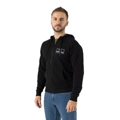 Felpa FRONT TOWARD ENEMY con zip e cappuccio NERO Helikon-Tex® BL-FTE-CB-01 8