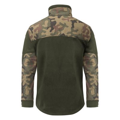 Giacca INFANTRY in pile VERDE/WOODLAND POLACCO Helikon-Tex® BL-INF-HF-18 3