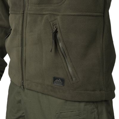 Giacca INFANTRY in pile VERDE/WOODLAND POLACCO Helikon-Tex® BL-INF-HF-18 10