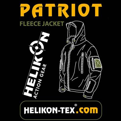 Giacca PATRIOT Heavy fleece NERO Helikon-Tex® BL-PAT-HF-01 2
