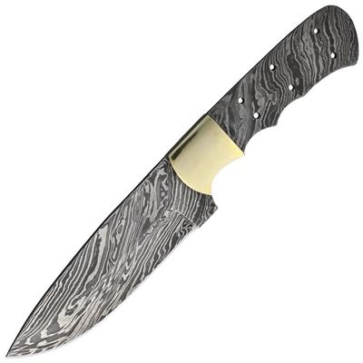 Lama del coltello Damasco Drop Point per la produzione di manici