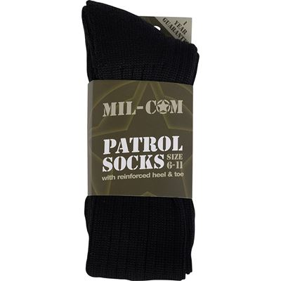 Calzini PATROL NERI taglia 6-11 MIL-COM MSOPATBLK 2